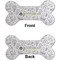 Dental Insignia / Emblem Ceramic Flat Ornament - Bone Front & Back (APPROVAL)