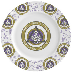 Dental Insignia / Emblem Ceramic Dinner Plates - Set of 4 (Personalized)