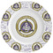 Dental Insignia / Emblem Ceramic Dinner Plates - Set of 4 (Personalized)