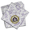 Dental Insignia / Emblem Cloth Dinner Napkins - Set of 4 (Personalized)