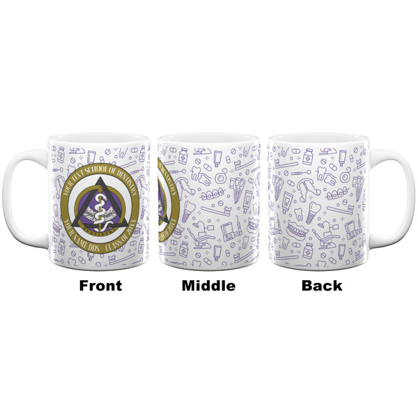 Dental Insignia / Emblem Coffee Mug - 11 oz - White APPROVAL