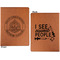 Dental Insignia / Emblem Cognac Leatherette Portfolios with Notepad - Small - Double Sided- Apvl
