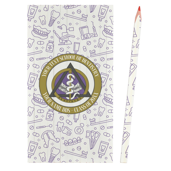 Dental Insignia / Emblem Colored Pencils - Front View