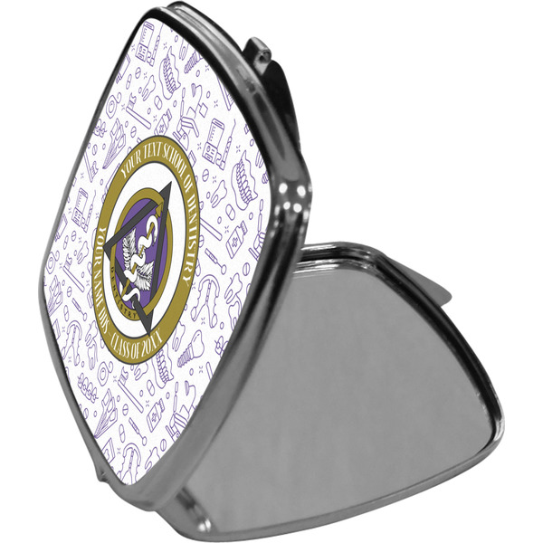 Dental Insignia / Emblem Compact Mirror (Side View)
