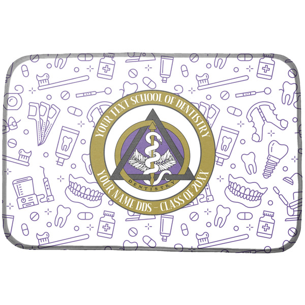 Custom Dental Insignia / Emblem Dish Drying Mat (Personalized)