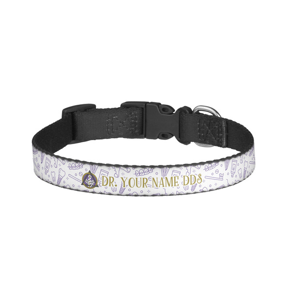 Custom Dental Insignia / Emblem Dog Collar - Large (Personalized)