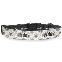 Dental Insignia / Emblem Deluxe Dog Collar (Personalized)