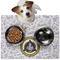 Dental Insignia / Emblem Dog Food Mat - Medium (Personalized)