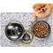 Dental Insignia / Emblem Dog Food Mat - Small (Personalized)