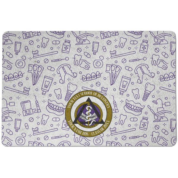 Dental Insignia / Emblem Dog Food Mat - Small without bowls