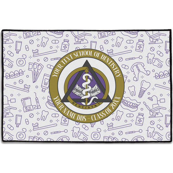 Custom Dental Insignia / Emblem Door Mat - 36" x 24" (Personalized)