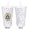 Dental Insignia / Emblem Double Wall Tumbler with Straw - Approval