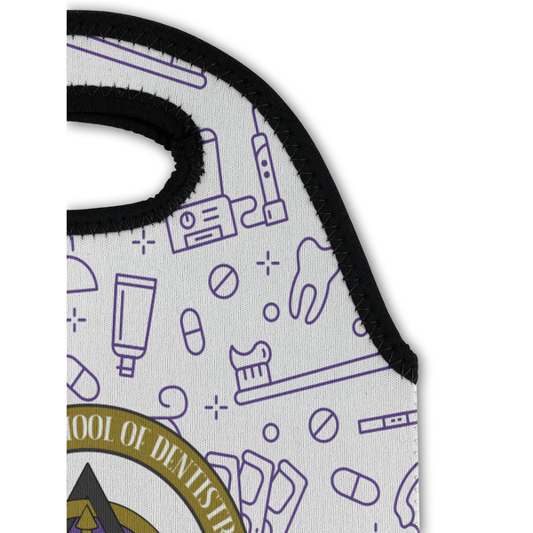 Dental Insignia / Emblem Double Wine Tote - Top Closeup