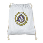 Dental Insignia / Emblem Drawstring Backpack - Sweatshirt Fleece - Double-Sided (Personalized)