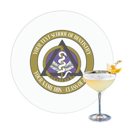 Dental Insignia / Emblem Printed Drink Topper (Personalized)