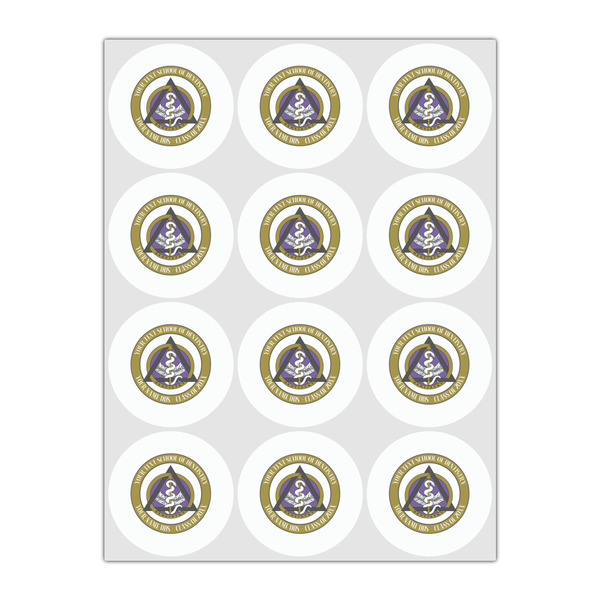 Dental Insignia / Emblem Drink Topper - Small - Set of 12