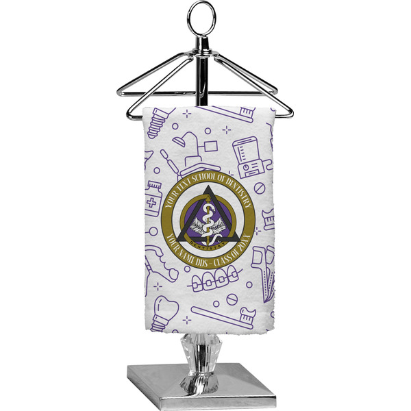 Custom Dental Insignia / Emblem Finger Tip Towel - Full Print (Personalized)