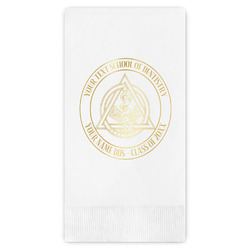 Dental Insignia / Emblem Guest Napkins - Foil Stamped (Personalized)