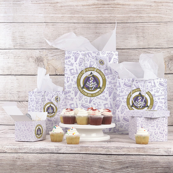 Dental Insignia / Emblem Gift Bags - In Context