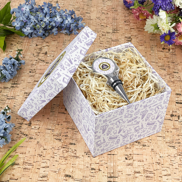 Dental Insignia / Emblem Gift Boxes with Lid - Canvas Wrapped - Medium - In Context