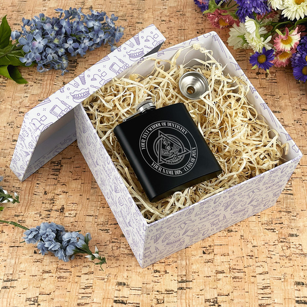 Dental Insignia / Emblem Gift Boxes with Lid - Canvas Wrapped - X-Large - In Context