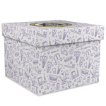 Dental Insignia / Emblem Gift Box with Lid - Canvas Wrapped - XX-Large (Personalized)