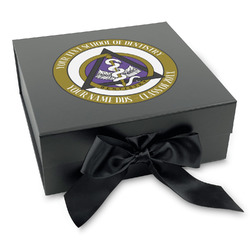 Dental Insignia / Emblem Gift Box with Magnetic Lid - Black (Personalized)