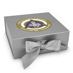 Dental Insignia / Emblem Gift Box with Magnetic Lid - Silver (Personalized)