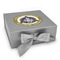Dental Insignia / Emblem Gift Boxes with Magnetic Lid - Silver - Front