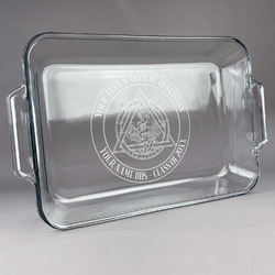 Dental Insignia / Emblem Glass Baking Dish - 13in x 9in (Personalized)