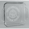 Dental Insignia / Emblem Glass Cake Dish - 8in x 8in (Personalized)