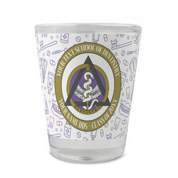 Dental Insignia / Emblem Glass Shot Glasses - 1.5 oz - Set of 4 (Personalized)
