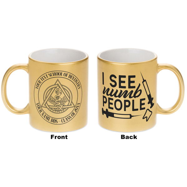 Dental Insignia / Emblem Gold Mug - Apvl