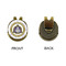 Dental Insignia / Emblem Golf Ball Hat Clip Marker - Apvl - GOLD