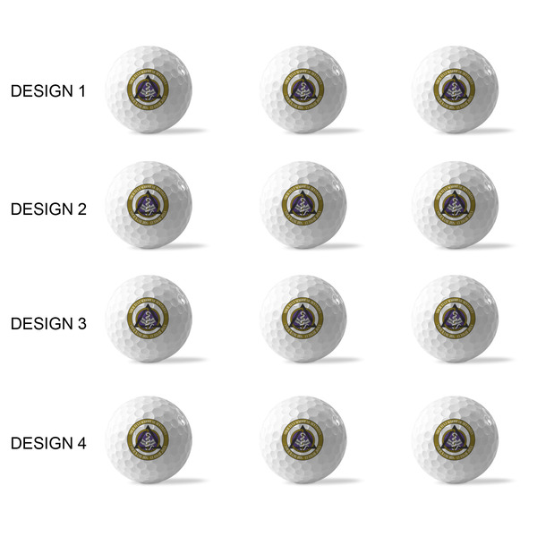 Dental Insignia / Emblem Golf Balls - Generic - Set of 12 - APPROVAL