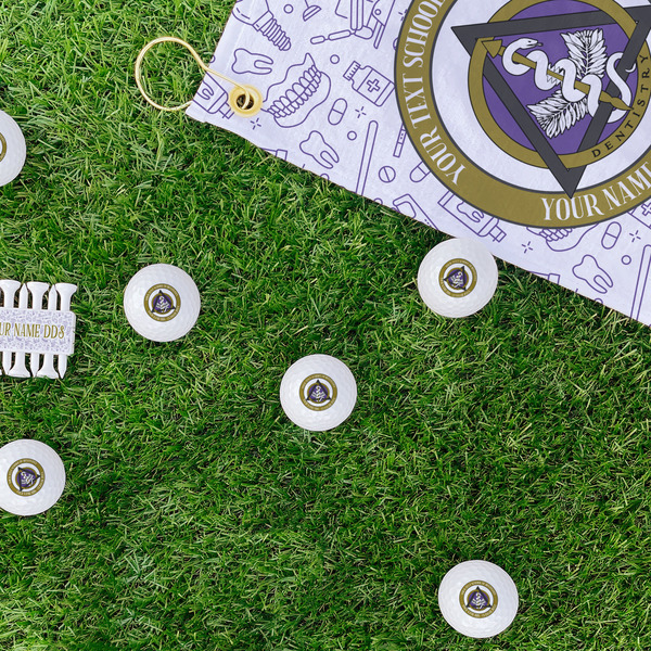 Dental Insignia / Emblem Golf Balls - Generic - Set of 12 - LIFESTYLE