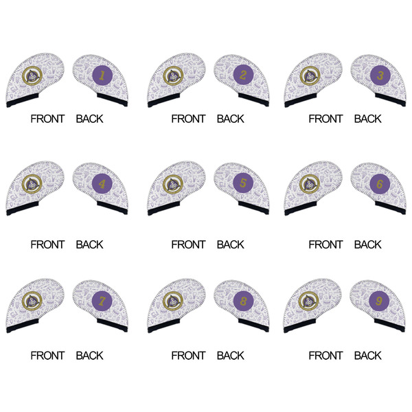 Dental Insignia / Emblem Golf Club Covers - APPROVAL (set of 9)