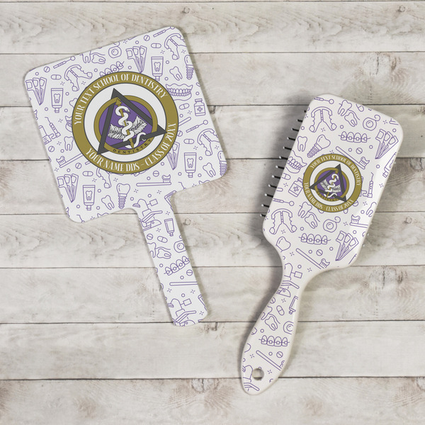 Dental Insignia / Emblem Hand Mirrors - In Context