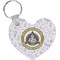 Dental Insignia / Emblem Heart Keychain (Personalized)