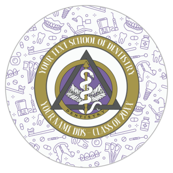 Dental Insignia / Emblem Icing Circle - XSmall - Single