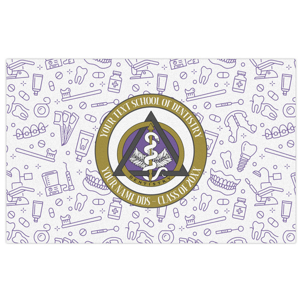 Dental Insignia / Emblem Indoor / Outdoor Rug - 5'x8' - Front Flat