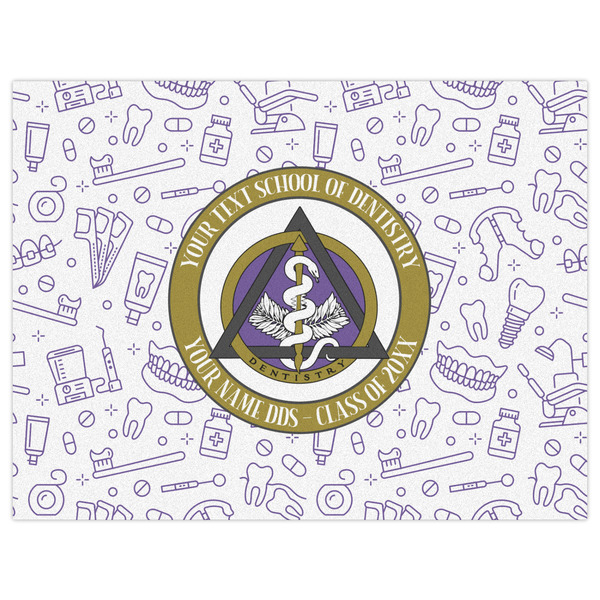 Dental Insignia / Emblem Indoor / Outdoor Rug - 6'x8' - Front Flat