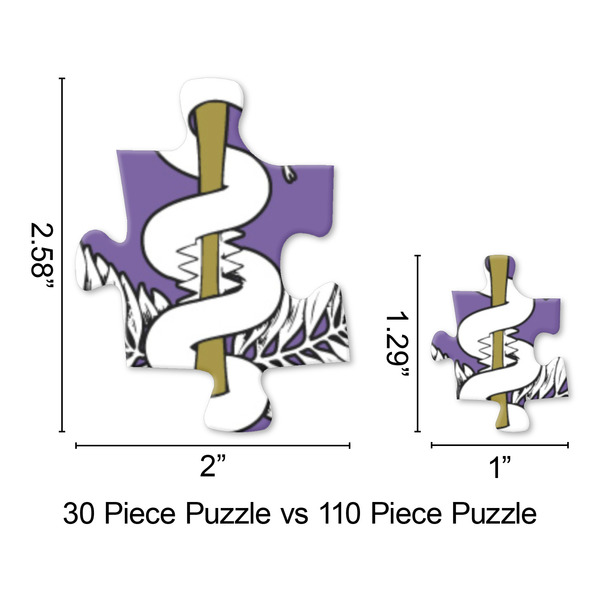 Dental Insignia / Emblem Jigsaw Puzzle - Piece Comparison