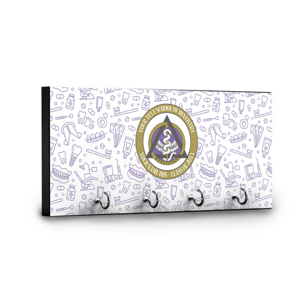 Dental Insignia / Emblem Key Hanger - Front View with Hooks