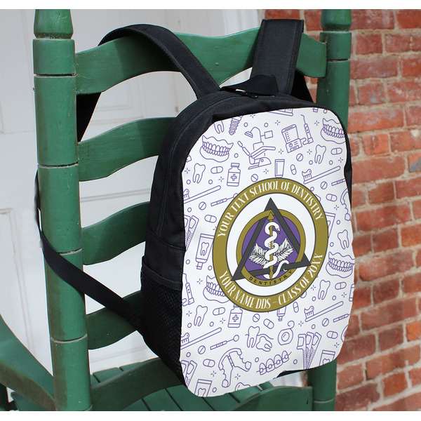 Dental Insignia / Emblem Kids Backpack - In Context