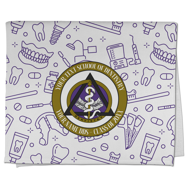 Custom Dental Insignia / Emblem Kitchen Towel - Poly Cotton (Personalized)