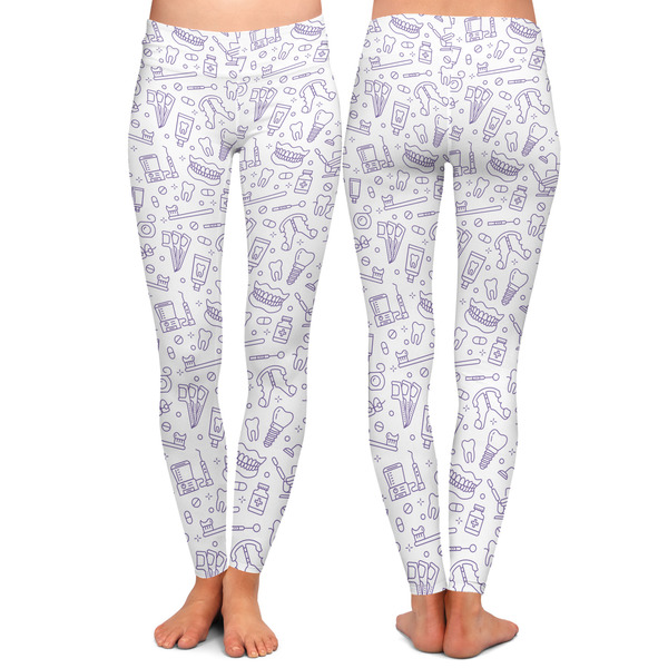 Dental Insignia / Emblem Ladies Leggings - Front and Back