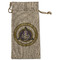 Dental Insignia / Emblem Burlap Gift Bag - Large - Single-Sided (Personalized)
