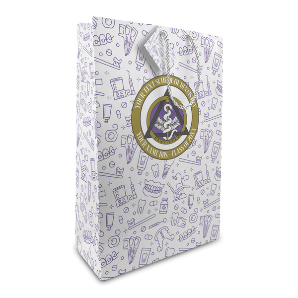 Custom Dental Insignia / Emblem Gift Bag - Large (Personalized)