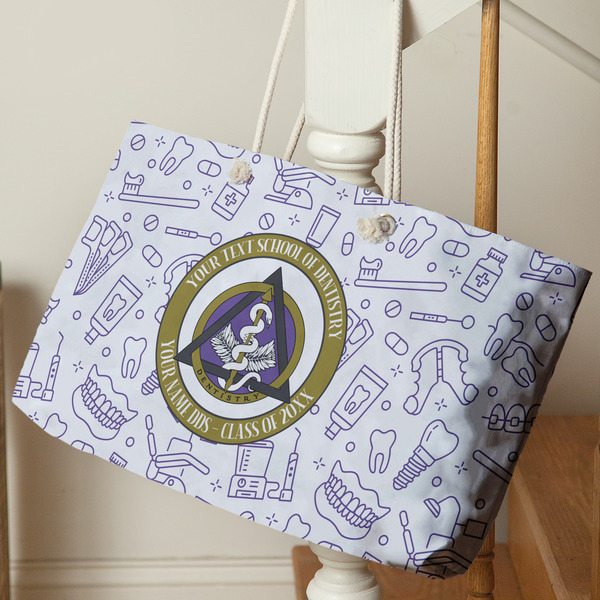 Dental Insignia / Emblem Large Rope Tote - Life Style